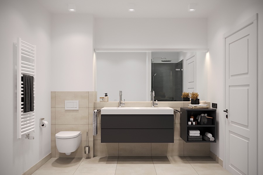 Ansicht Bad Rendering